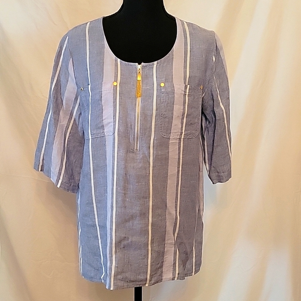 Ellen Tracy Linen tunic